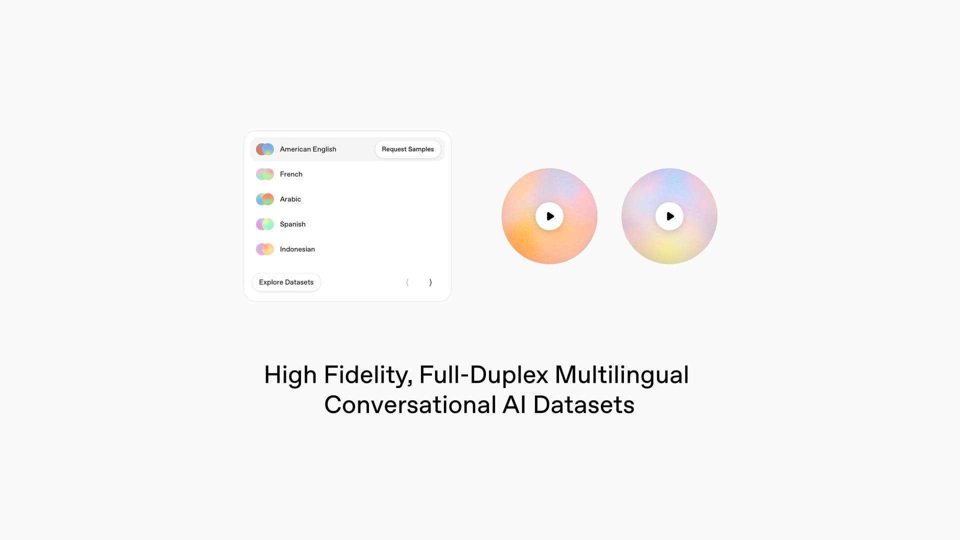 Beyond Fisher: High Fidelity, Full-Duplex Multilingual Conversational AI Datasets