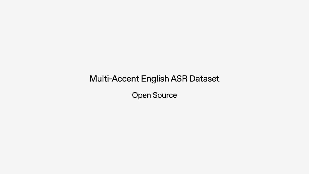 Multi-Accent English ASR Dataset